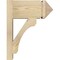 Ekena Millwork Legacy Arts & Crafts Rough Sawn Outlooker, Douglas Fir, 8"W x 16"D x 20"H OUT08X16X20LEC03RDF - alternate 4